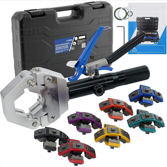 🔥FREE SHIPPING🔥 50% OFF - Portable Hydraulic Hose Crimp Tool Kit🛠️✨