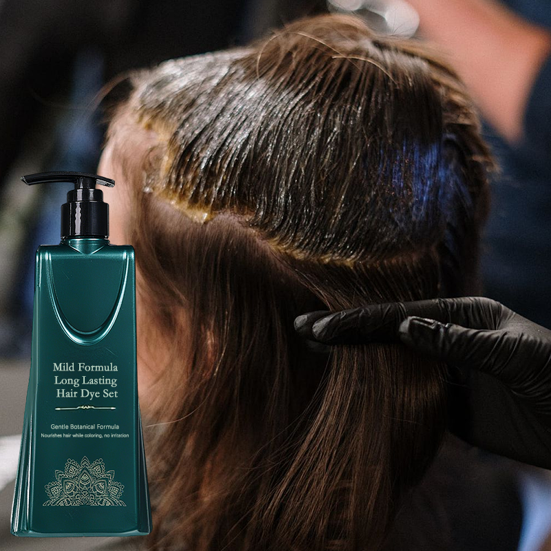 🔥HOT SALE 50% OFF🎁✨Mild Formula Long Lasting Hair Dye Set - Buy 3 Get 1 Free🎁