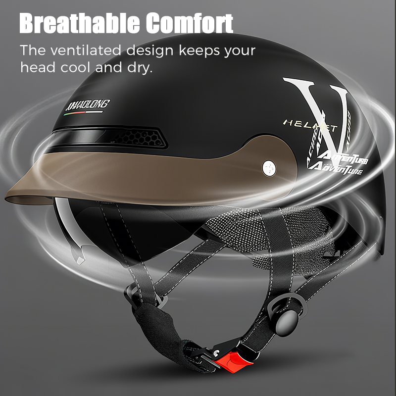 🔥2025 Hot Sale🛡️Breathable Lightweight Crash-Resistant Motorcycle Helmet
