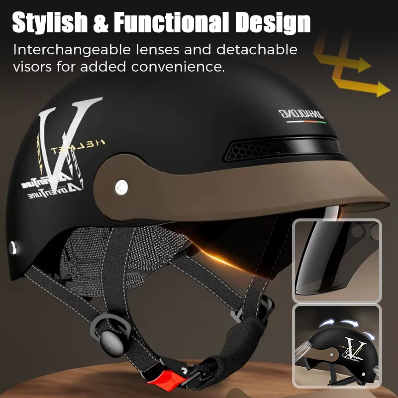 🔥2025 Hot Sale🛡️Breathable Lightweight Crash-Resistant Motorcycle Helmet