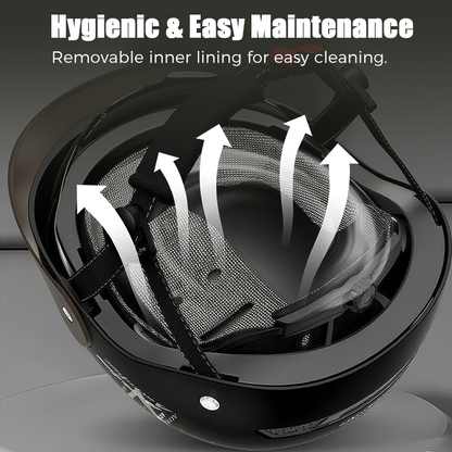 🔥2025 Hot Sale🛡️Breathable Lightweight Crash-Resistant Motorcycle Helmet