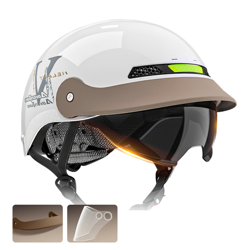 🔥2025 Hot Sale🛡️Breathable Lightweight Crash-Resistant Motorcycle Helmet