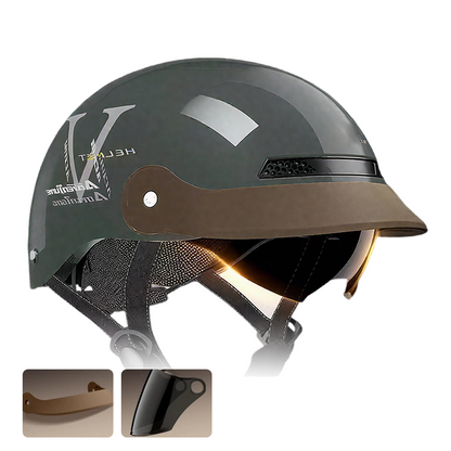 🔥2025 Hot Sale🛡️Breathable Lightweight Crash-Resistant Motorcycle Helmet