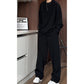 🔥2025 Hot Sale 50% Off🔥False Two-Piece V-Neck Shirt & Pants Set