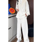 🔥2025 Hot Sale 50% Off🔥False Two-Piece V-Neck Shirt & Pants Set