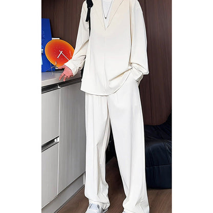 🔥2025 Hot Sale 50% Off🔥False Two-Piece V-Neck Shirt & Pants Set