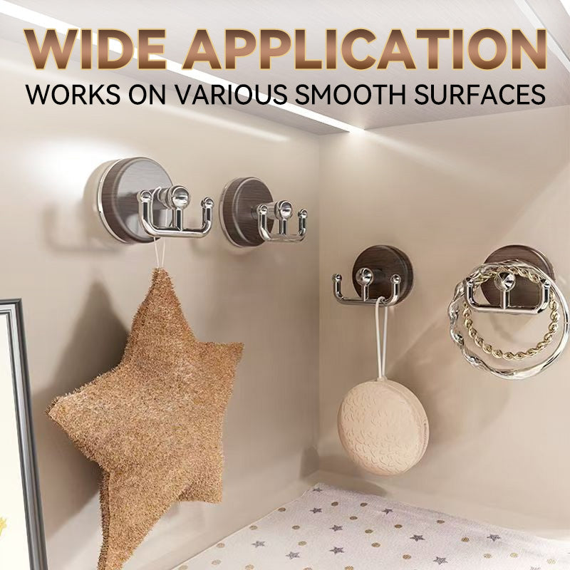 Multi-Functional Wood Grain Suction Cup Hook