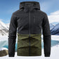 🍂 Easy Everyday Comfort | Men's Color-Block Hooded Windproof Jacket