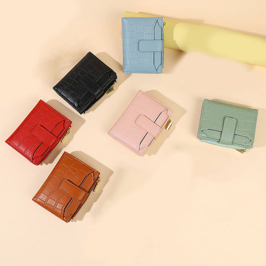 🎁 Hot Sale 50% OFF 🔥Women’s Compact Solid Color Wallet