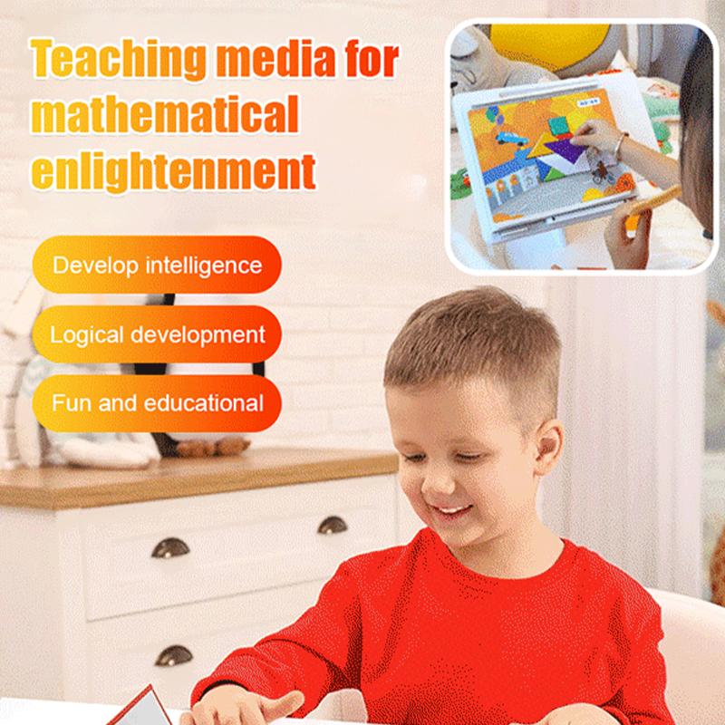 🌟Enhancing children's thinking skills-Children's Magnetic Tangram Puzzle Set-🎁The Best Gift