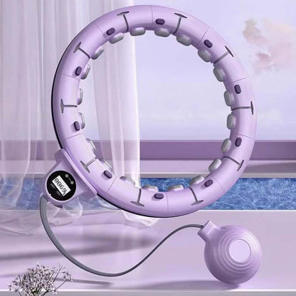 ✨ Adjustable Smart Hulahoop with 360° Massage – 30 Min Daily, Easily Achieve the Perfect Body Line!