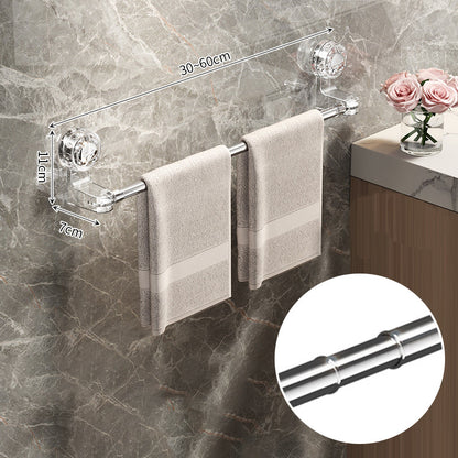 🛁 50% OFF LIMITED TIME! ✨ Adjustable Suction Cup Towel Bar - No Drill Installation & Rust-Proof Design for Bathroom Organization 🧻🔩