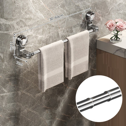 🛁 50% OFF LIMITED TIME! ✨ Adjustable Suction Cup Towel Bar - No Drill Installation & Rust-Proof Design for Bathroom Organization 🧻🔩