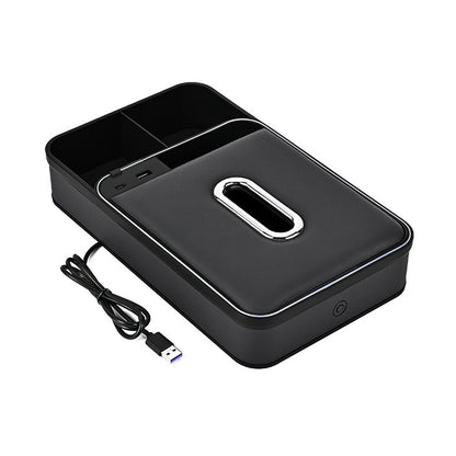 🔥2025 HOT SALE --50% OFF🔥Armrest Storage Box with LED Ambient Lighting
