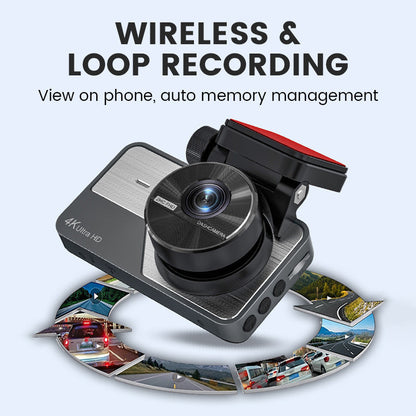 📹50% OFF FOR A LIMITED TIME!✨ Ultra HD dash cam with night vision🚗Wi-Fi and loop recording for continuous monitoring🌙