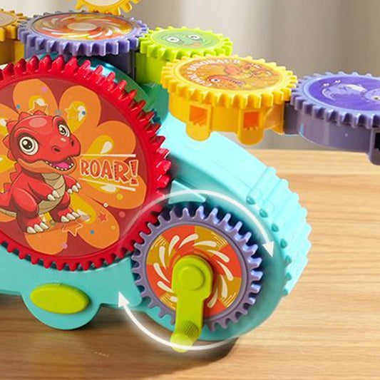 🎉 50% OFF Today! Transforming Gear Electric Building Blocks Toy 🚀