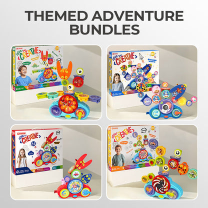 🎉 50% OFF Today! Transforming Gear Electric Building Blocks Toy 🚀