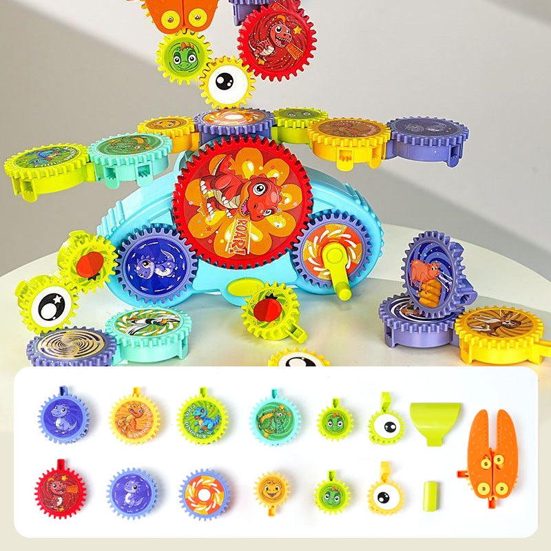🎉 50% OFF Today! Transforming Gear Electric Building Blocks Toy 🚀