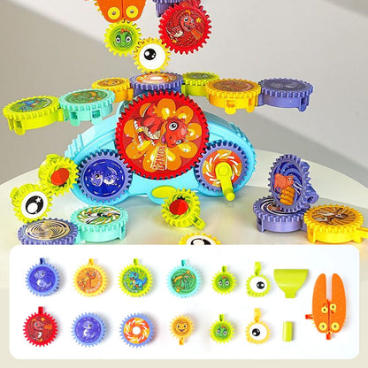 🎉 50% OFF Today! Transforming Gear Electric Building Blocks Toy 🚀