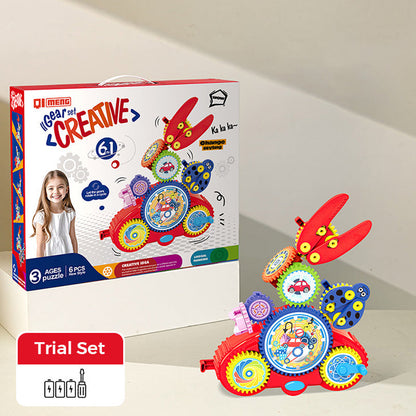 🎉 50% OFF Today! Transforming Gear Electric Building Blocks Toy 🚀