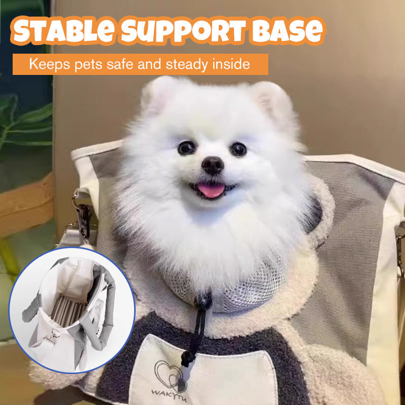🔥 Free Shipping LAST DAY PROMOTION - 50%OFF 🔥 Cute Bear Pet Carrier Bag With Head-Out Design