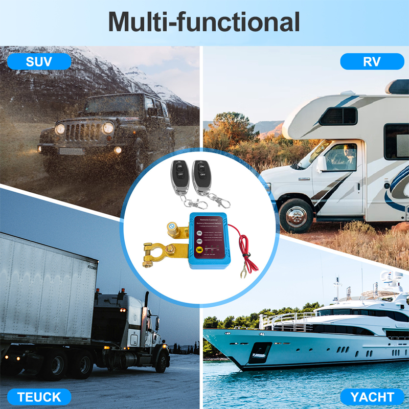⚡ Start your car smart! Wireless Battery Disconnect Switch – Anti-theft, energy-saving & super convenient!