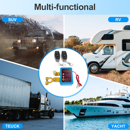 ⚡ Start your car smart! Wireless Battery Disconnect Switch – Anti-theft, energy-saving & super convenient!