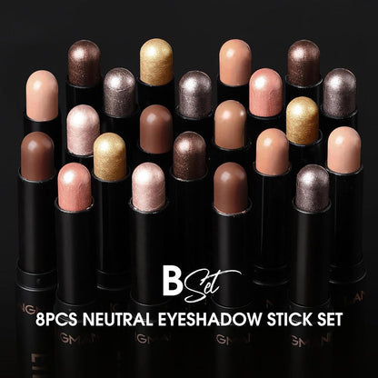 💗LAST DAY PROMOTION - 50%OFF🎁✨8 Colors Glitter Eyeshadow Stick Waterproof & Long-Wearing & Multi-Use