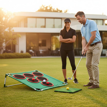 🎁2025 Limited Time Sale 50% OFF🔥Golf Pong Game Set | Indoor & Outdoor Golf Beer Pong