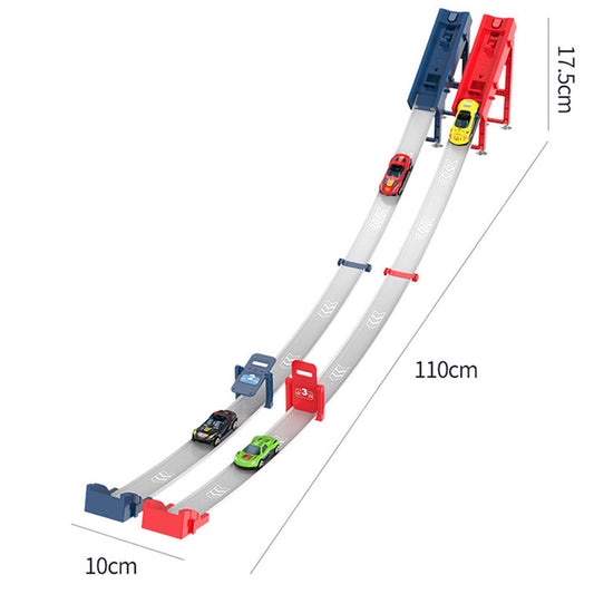 🎅🏻2026 Hot Sale🎁Dual Toy Car Launcher Racing Track Set for Kids 🚗💨🚗💨