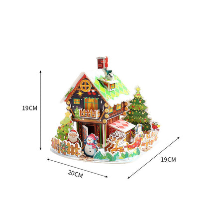 🎁Christmas Limited-Time Offer - 50% Off🧩3D DIY Christmas Puzzle Kit