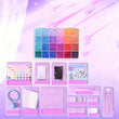 🎨Christmas Gift 50% OFF! 🎁 COMPLETE CRAFT KIT - 96 Colors with Storage Case, Perfect for Kids' Art Projects and Creative Development, Ideal Christmas Gift 👧✂️