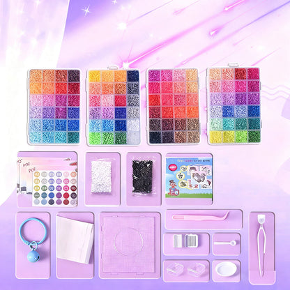🎨Christmas Gift 50% OFF! 🎁 COMPLETE CRAFT KIT - 96 Colors with Storage Case, Perfect for Kids' Art Projects and Creative Development, Ideal Christmas Gift 👧✂️