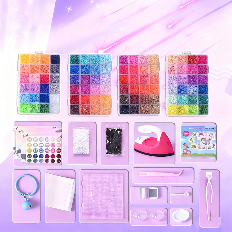 🎨Christmas Gift 50% OFF! 🎁 COMPLETE CRAFT KIT - 96 Colors with Storage Case, Perfect for Kids' Art Projects and Creative Development, Ideal Christmas Gift 👧✂️