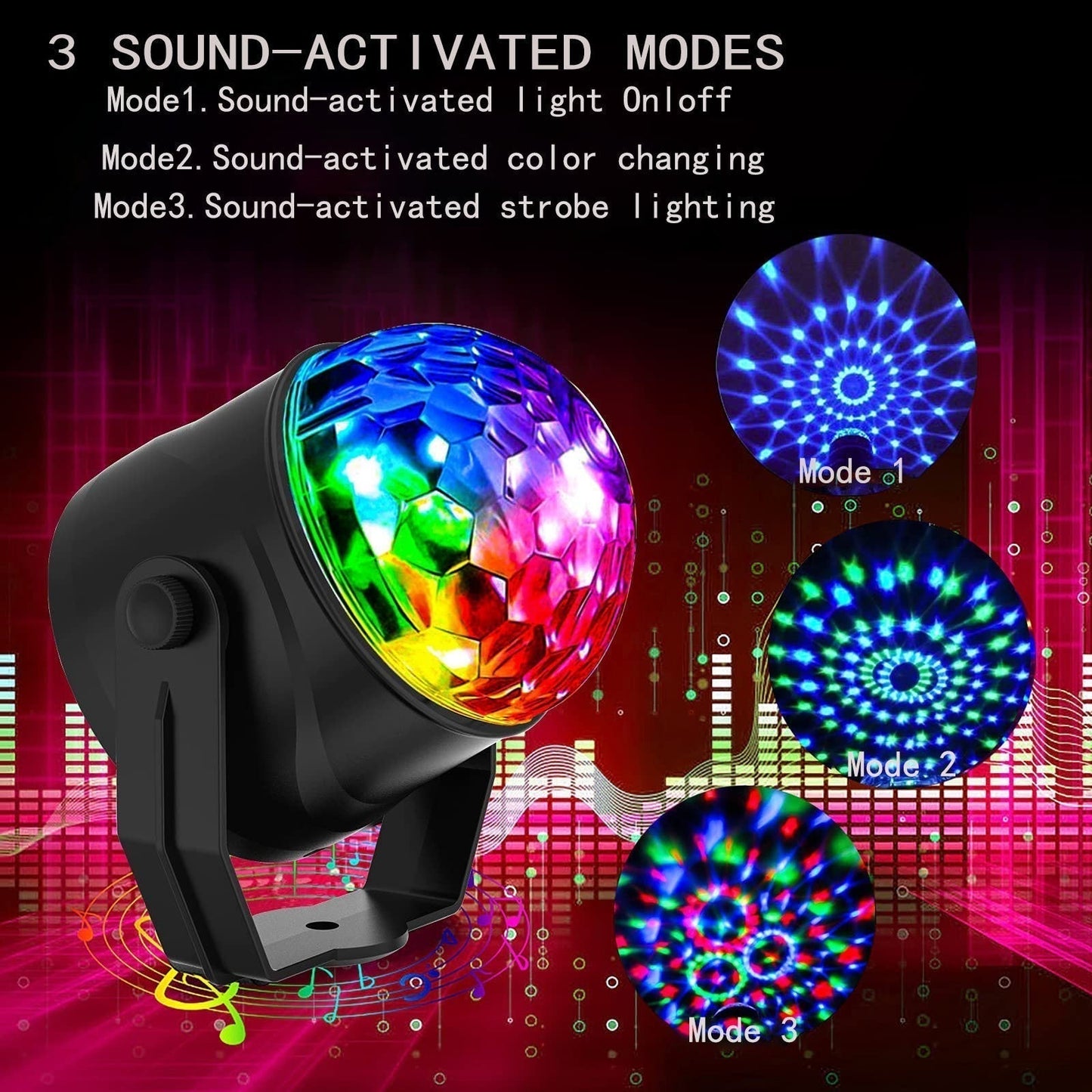 🔥Black Friday Flash Deal! Colorful Rotating Magic Disco Ball Light 💥Direct 50% Off, Grab It Now or Regret Later!