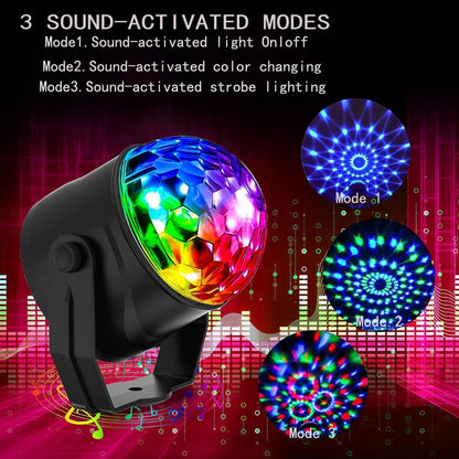 🔥Black Friday Flash Deal! Colorful Rotating Magic Disco Ball Light 💥Direct 50% Off, Grab It Now or Regret Later!