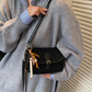 🔥2025 Hot Sale🔥Women’s Saddle Crossbody Bag with Charm