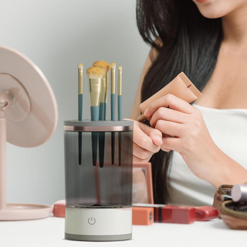 💕LAST DAY SALE 50% OFF— Great Gift! Electric Makeup Brush Cleaner