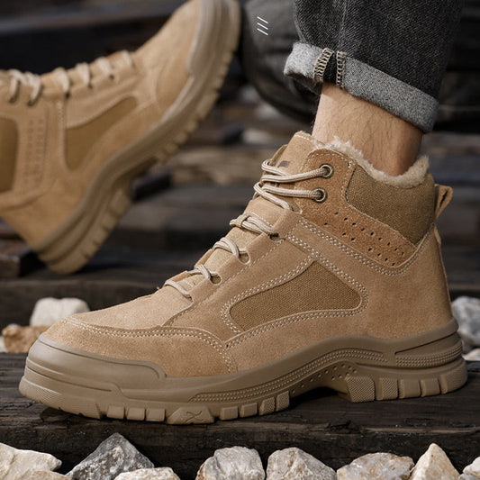 🎅 Men's Winter Safety Shoes – Steel Toe Cap and Slip-Resistant! -- Free Shipping