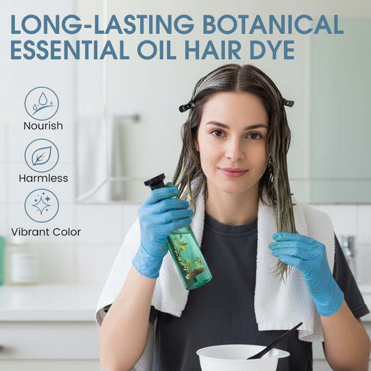 ❄Start Your New Year with Healthier Hair Colour | Long-Lasting Botanical Dye Infused with Nourishing Essential Oils for Vibrant, Shiny & Amonia-Free Colour at Home