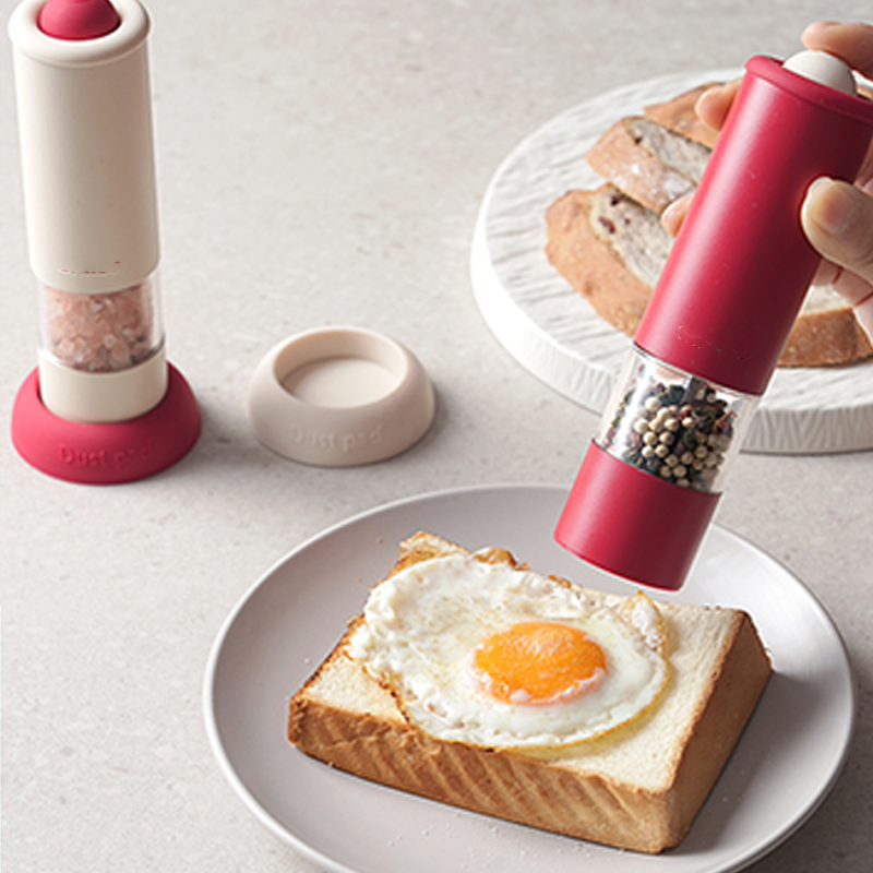 ⚡Limited-time offer - 50% off🧂USB Rechargeable Electric Salt and Pepper Grinder Set - ✨Adjustable Coarseness & One-Handed Operation!