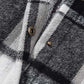 ❄️ Cozy Plaid Comfort | Women's Mid-Length Hooded Jacket