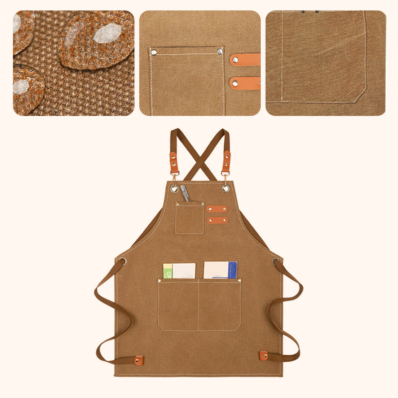 💥HOT SALE 50% OFF✨Breathable Canvas Apron for Men & Women