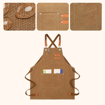 💥HOT SALE 50% OFF✨Breathable Canvas Apron for Men & Women