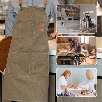 💥HOT SALE 50% OFF✨Breathable Canvas Apron for Men & Women