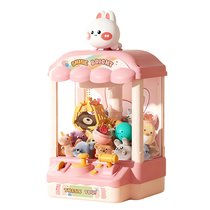 🐾 Cute Animal Claw Machine for Kids 🎉 Includes Plush Toys & Capsule Toys – Hours of Fun! 🧸