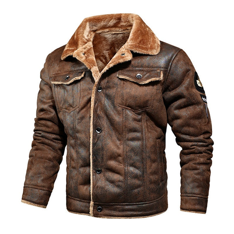 🔥Casual & Warm Men's Leather Jacket – Durable, Stylish & Comfortable! 🚛Free Shipping