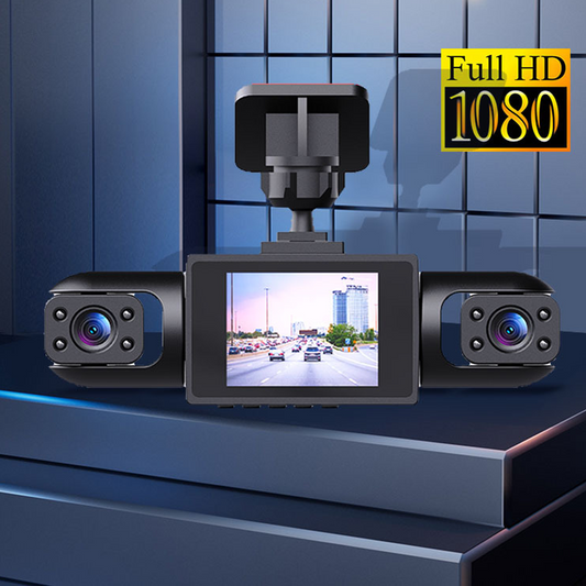 🚗 50% OFF NOW ! 📹 4-Lens 360° View Car Dash Cam – All-Round Recording, Night Vision & Loop Recording ⚡