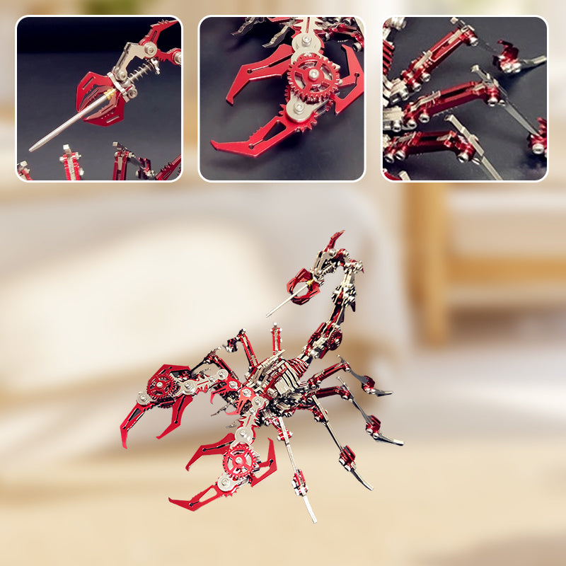 🛠️ 50% OFF NOW! 🦂 3D Scorpion Metal Puzzle – Mechanical Assembly Model, Challenging & Decorative 🧩⚙️