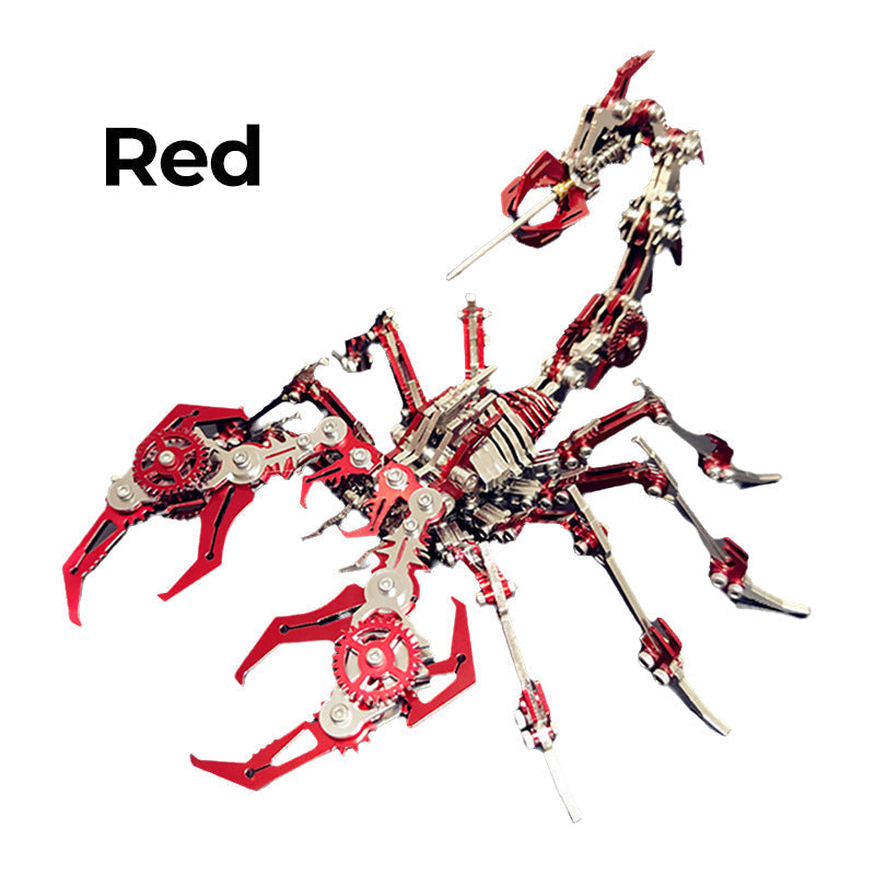 🛠️ 50% OFF NOW! 🦂 3D Scorpion Metal Puzzle – Mechanical Assembly Model, Challenging & Decorative 🧩⚙️